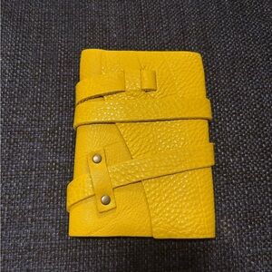 Portland Leather Pomelo Yellow Wrap Journal Small